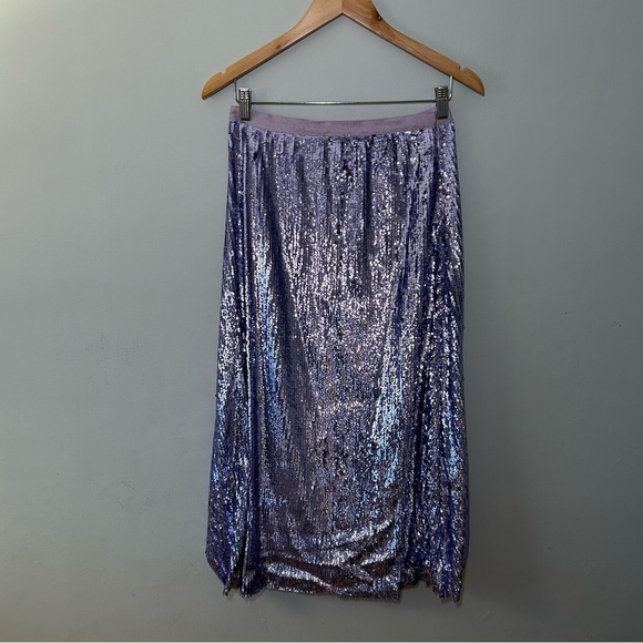 LE SUPERBE tiny dancer skirt in purple Size 4 - Picture 2 of 6